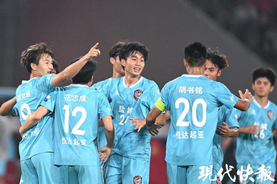 盐城队客场, 岁小将的每, 这场胜利来